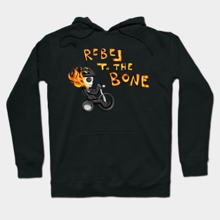 Rebel to the bone - Chibi Ghost Rider Hoodie